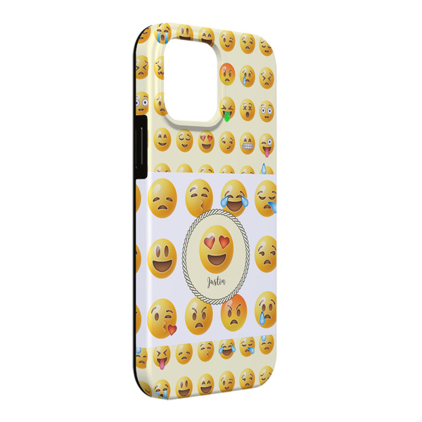 Custom Emojis iPhone Case - Rubber Lined - iPhone 13 Pro Max (Personalized)