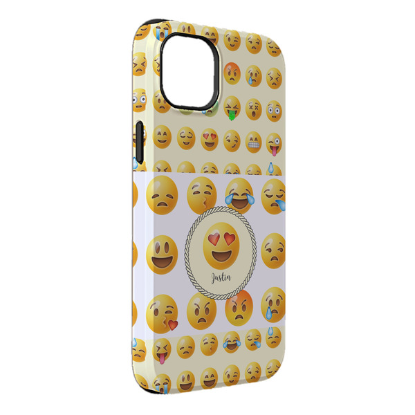 Custom Emojis iPhone Case - Rubber Lined - iPhone 14 Pro Max (Personalized)