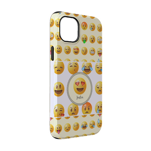 Custom Emojis iPhone Case - Rubber Lined - iPhone 14 (Personalized)