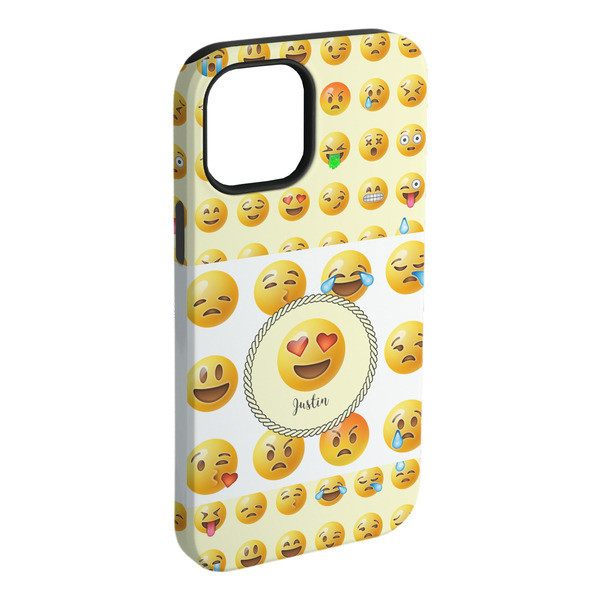 Custom Emojis iPhone Case - Rubber Lined (Personalized)