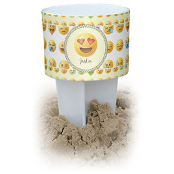 Emojis White Beach Spiker Drink Holder (Personalized)