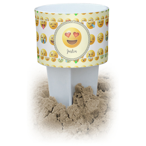 Custom Emojis White Beach Spiker Drink Holder (Personalized)