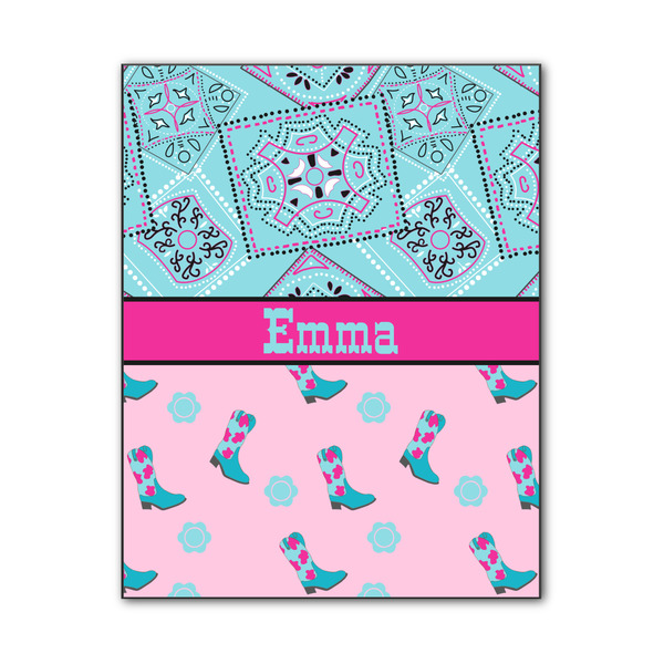 Custom Cowgirl Wood Print - 11x14 (Personalized)