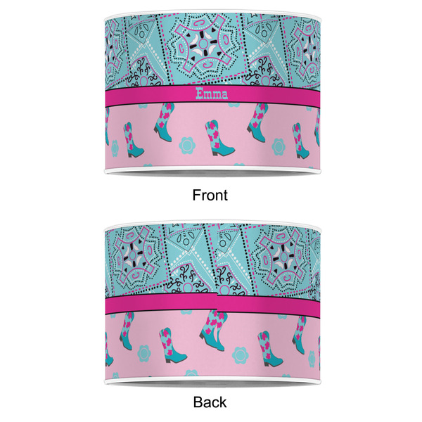 Cowgirl 12" Drum Lampshade - APPROVAL (Poly Film)