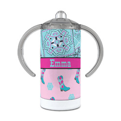 Cowgirl 12 oz Stainless Steel Sippy Cup (Personalized)