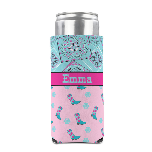 Cowgirl 12oz Tall Can Sleeve - FRONT (on can)