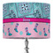Cowgirl 16" Drum Lampshade - ON STAND (Fabric)