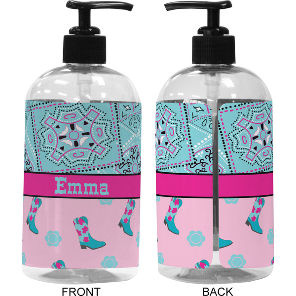 Cowgirl 16 oz Plastic Liquid Dispenser (Approval)