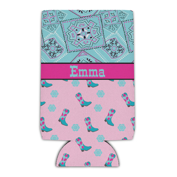 Custom Cowgirl Can Cooler (Personalized)