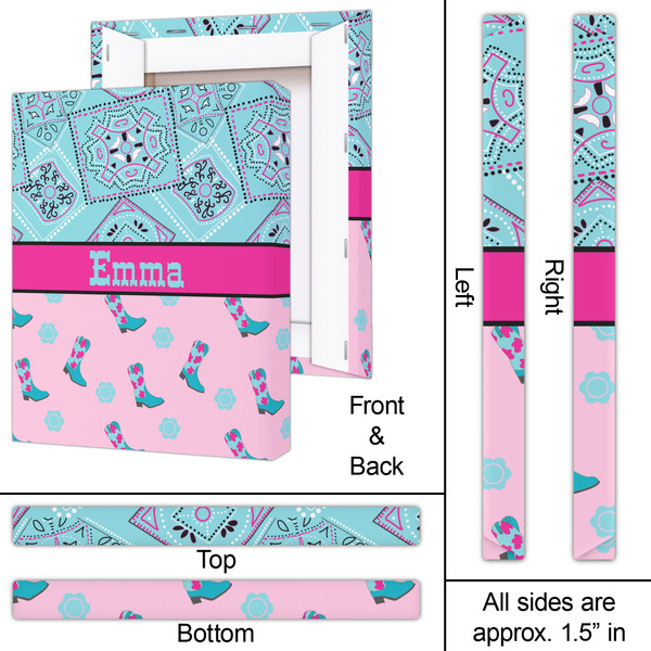 Cowgirl 16x20 - Canvas Print - Approval