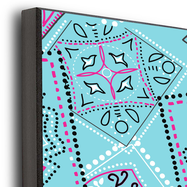 Cowgirl 16x20 Wood Print - Closeup