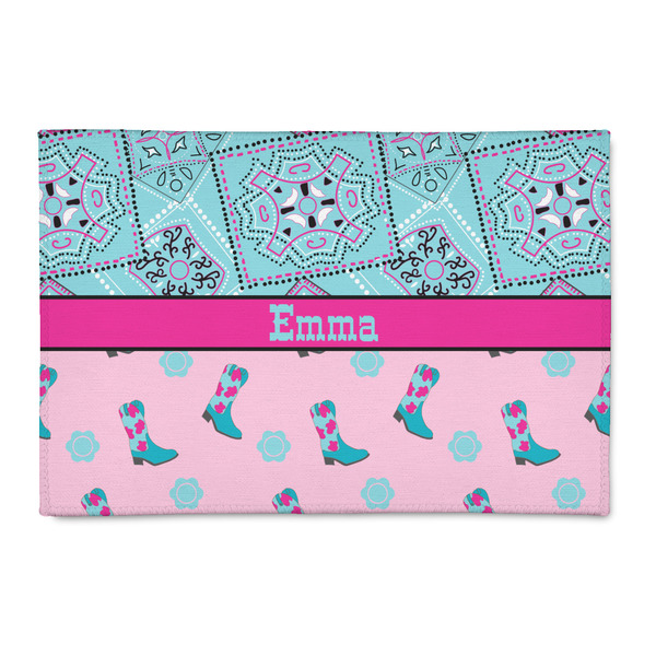 Custom Cowgirl 2' x 3' Indoor Area Rug (Personalized)