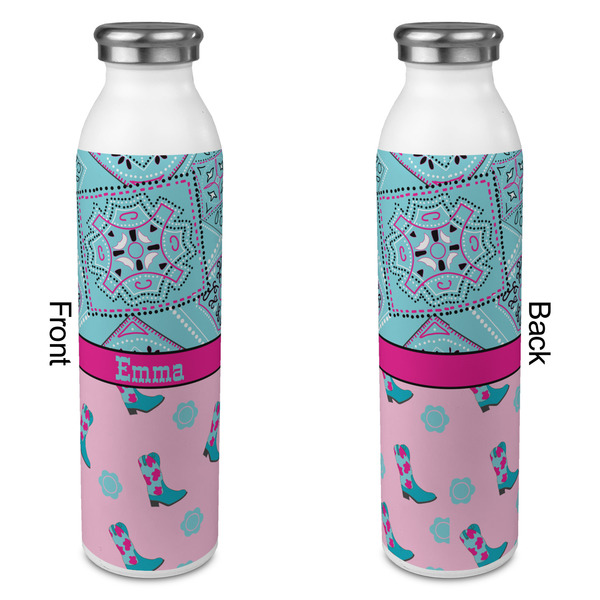 Cowgirl 20oz Water Bottles - Full Print - Approval