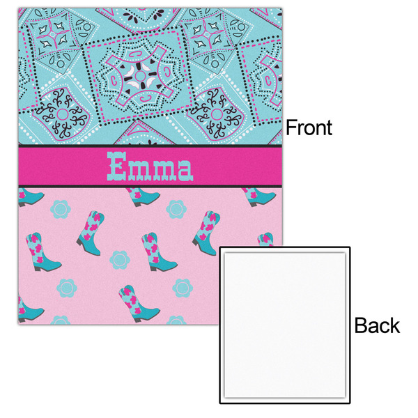 Cowgirl 20x24 - Matte Poster - Front & Back