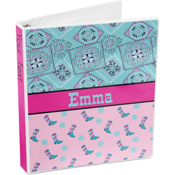 Cowgirl 3-Ring Binder 3/4 - Main