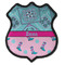 Cowgirl Iron On Shield Patch C w/ Name or Text