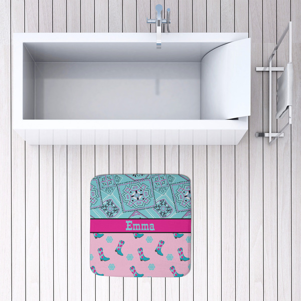 Cowgirl 48x48 Foam Memory Mat - LIFESTYLE