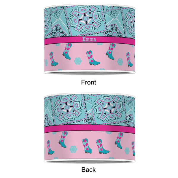 Cowgirl 8" Drum Lampshade - APPROVAL (Poly Film)