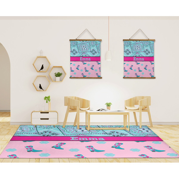 Cowgirl 8'x10' Indoor Area Rugs - IN CONTEXT