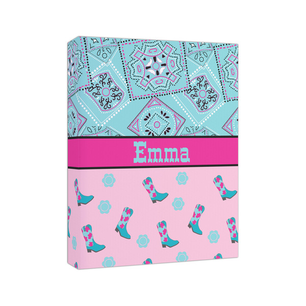 Cowgirl 8x10 - Canvas Print - Angled View