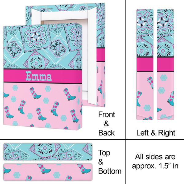 Cowgirl 8x10 - Canvas Print - Approval