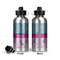 Cowgirl Aluminum Water Bottle - Front and Back