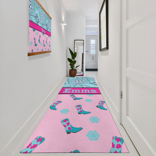 Cowgirl Area Rug Sizes - In Context (vertical)