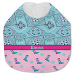Cowgirl Jersey Knit Baby Bib w/ Name or Text
