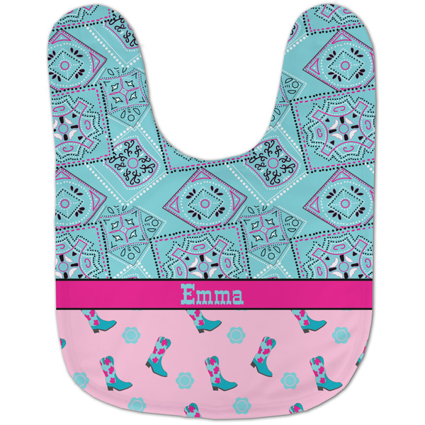 Cowgirl Baby Bib - AFT flat