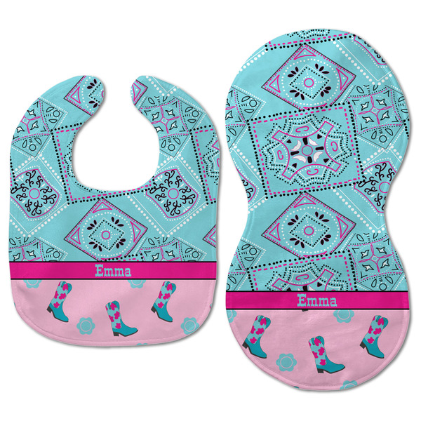 Cowgirl Baby Bib & Burp Set - Approval (new bib & burp)
