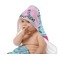 Cowgirl Baby Hooded Towel on Child