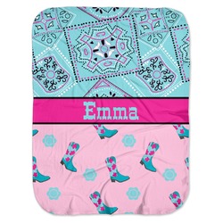 Cowgirl Baby Swaddling Blanket (Personalized)