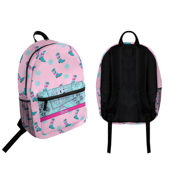 Cowgirl Backpack front and back - Apvl
