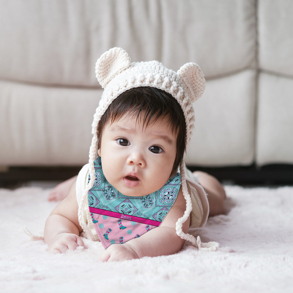 Cowgirl Bandana Bib - (Lifestyle 2 girl)