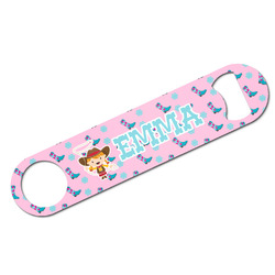 Cowgirl Bar Bottle Opener w/ Name or Text
