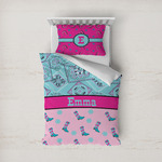 Cowgirl Duvet Cover Set - Twin (Personalized)