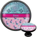 Cowgirl Cabinet Knob (Black) (Personalized)