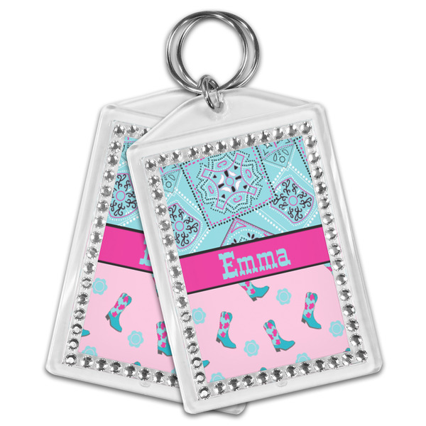 Cowgirl Bling Keychain - MAIN
