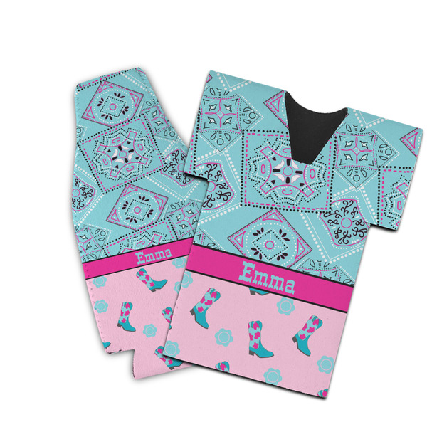 Custom Cowgirl Bottle Cooler (Personalized)