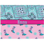 Cowgirl Woven Fabric Placemat - Twill w/ Name or Text