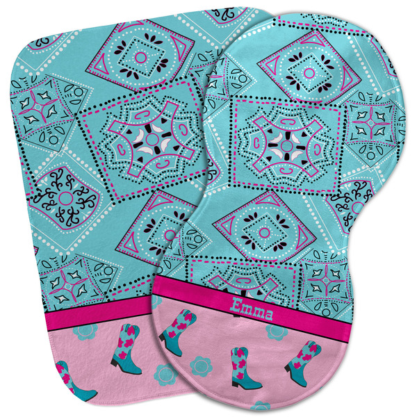 Custom Cowgirl Burp Cloth (Personalized)