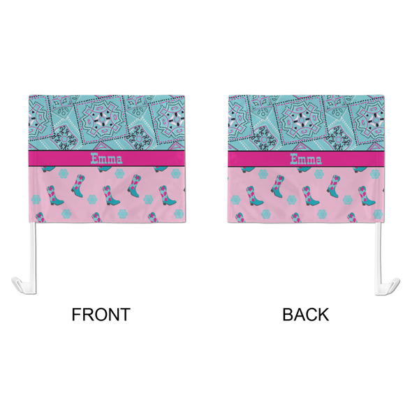 Cowgirl Car Flag - Large - APPROVAL