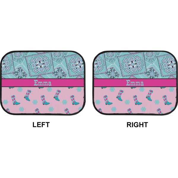 Cowgirl Car Floor Mats (Back Seat) (Approval)