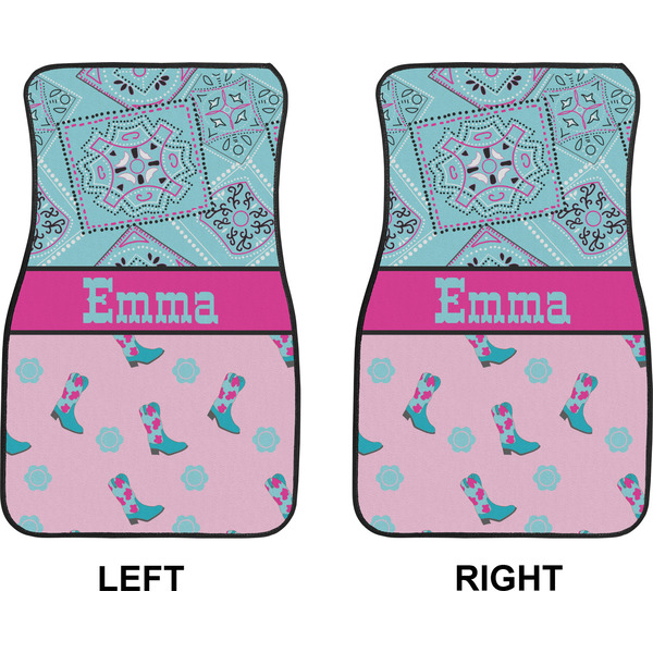 Cowgirl Car Mat Front - Approval