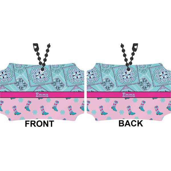 Cowgirl Car Ornament - Berlin (Approval)