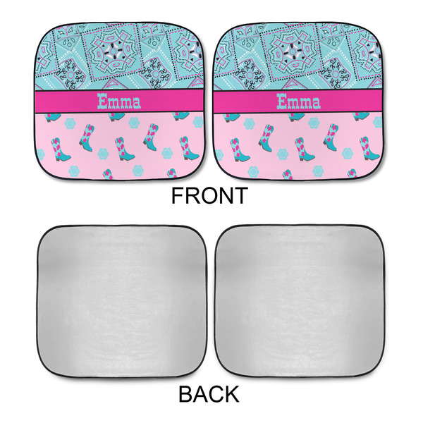 Cowgirl Car Sun Shades - APPROVAL