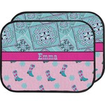 Cowgirl Car Floor Mats (Back Seat) (Personalized)