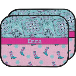 Cowgirl Car Floor Mats (Back Seat) (Personalized)