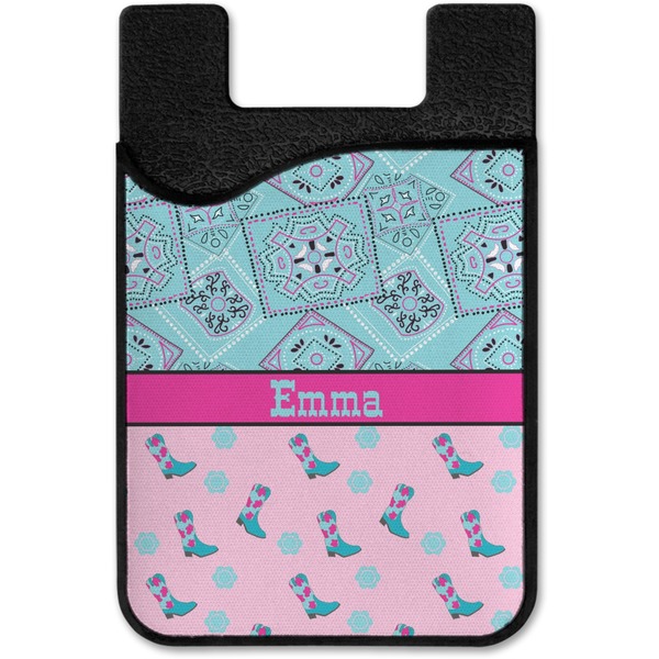Cowgirl Cell Phone Credit Card Holder