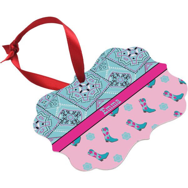 Cowgirl Christmas Ornament